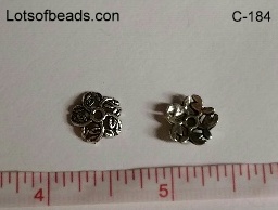 Silver Bead Caps